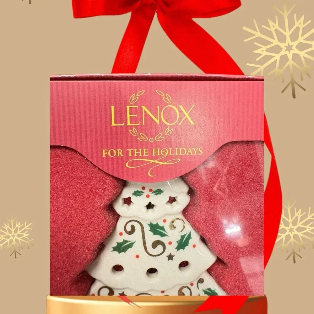 Lenox Cream and Gold‎ Christmas Tree Ornament 2009